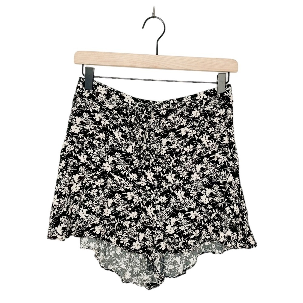 All In Favor Nordstrom Floral Print Flowy Wide Leg Casual Boho Shorts Medium M